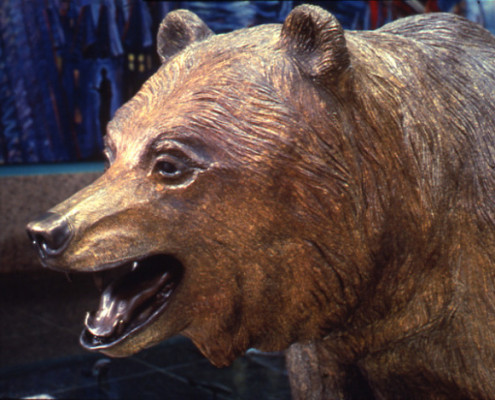 CALIFORNIA GRIZZLY (DETAIL)