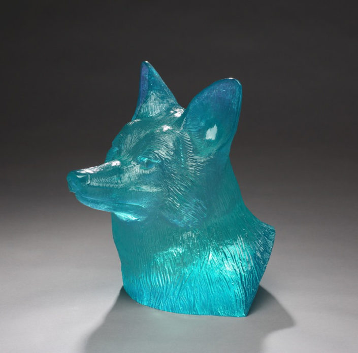 Coyote Bust Cobalt Turquoise